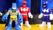 Imaginext Power Rangers & Batman Defeat Rita Repulsa Goldar Putty Patrol In Epic Battle