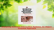 Read  Analyzing Business Information Systems An ObjectOriented Approach EBooks Online