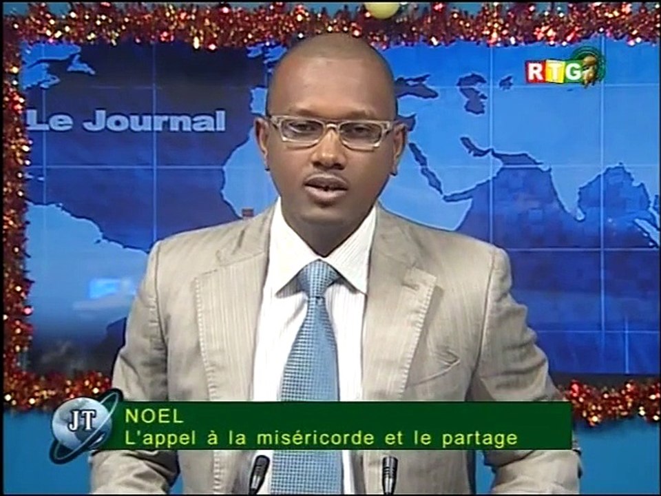 JT 20H de la RTG du 25 décembre 2015