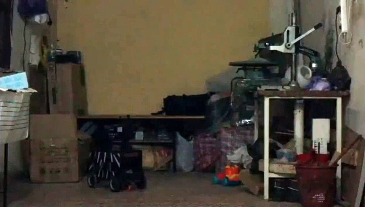 Ghost caught playing in an abandonned room