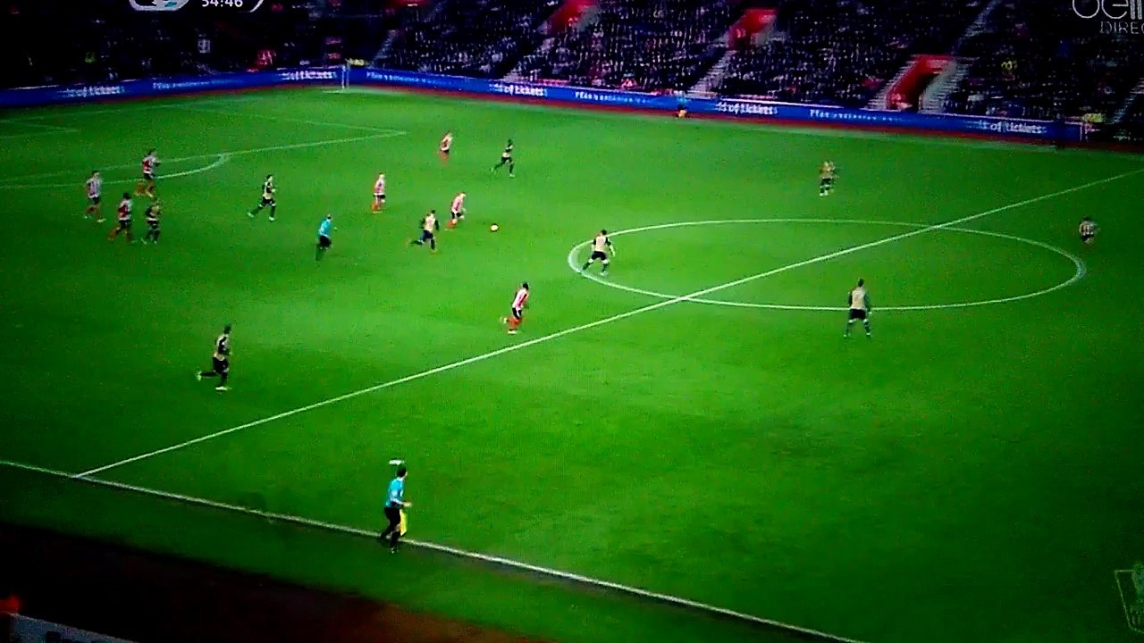 Long Goal Southampton 2-0 Arsenal