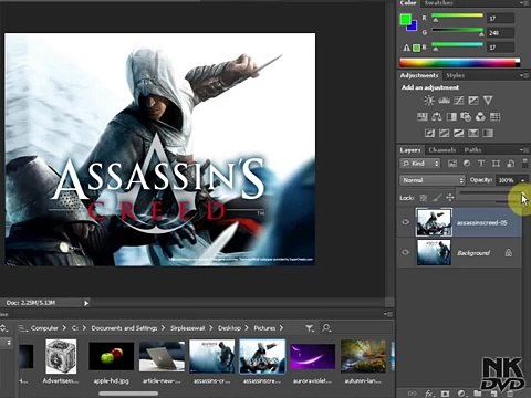 Layers Opacity - Adobe Photoshop CS6 (Urdu & Hindi) Tutorial Part 11