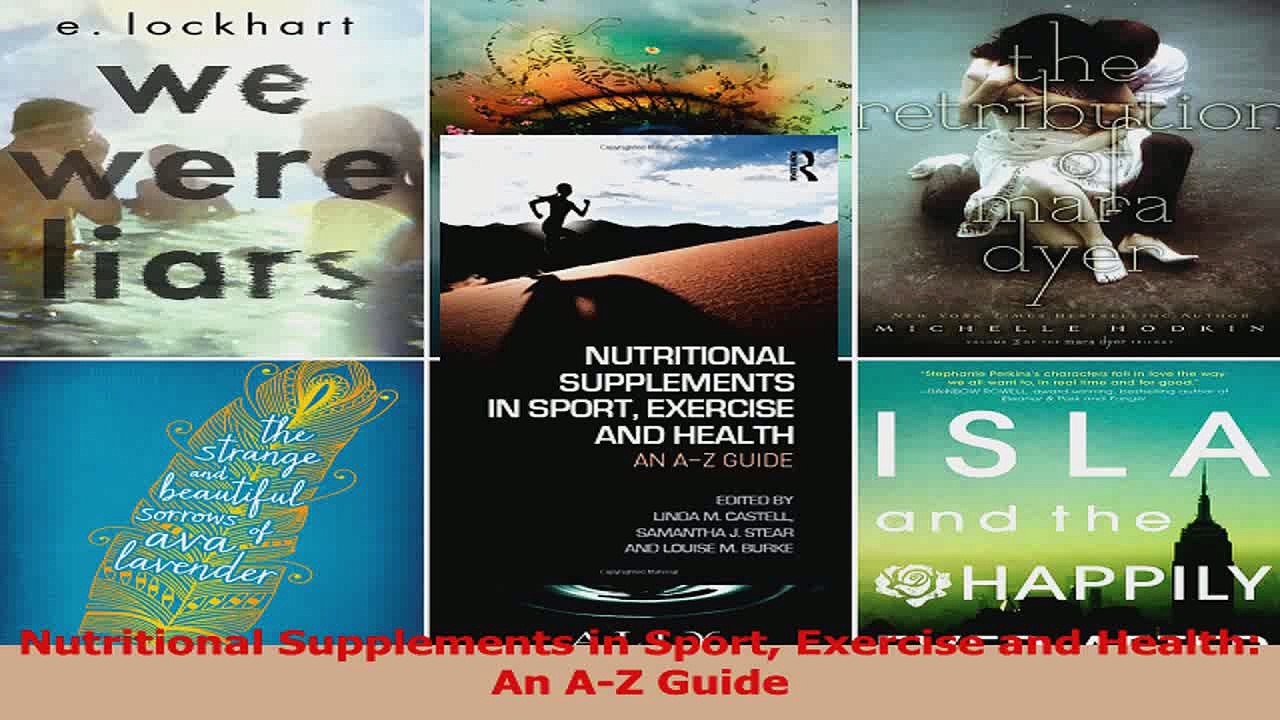 Read  Nutritional Supplements in Sport Exercise and Health An AZ Guide Ebook Online