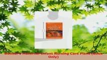 Read  Delmars MaternalInfant Nursing Care Plans Book Only EBooks Online