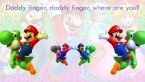 Super Mario Finger Family Nursery Rhymes Collection | Finger Family Rhymes | HD Animated R