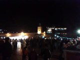 Place Jemâa el-Fna un samedi soir !