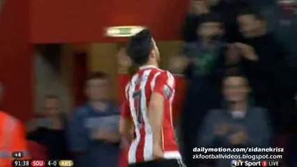 Shane Long Second Goal - Southampton 4-0 Arsenal 26.12.2015 HD