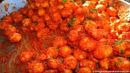 Spicy as a Hell! Tasty as well. Street Food India.