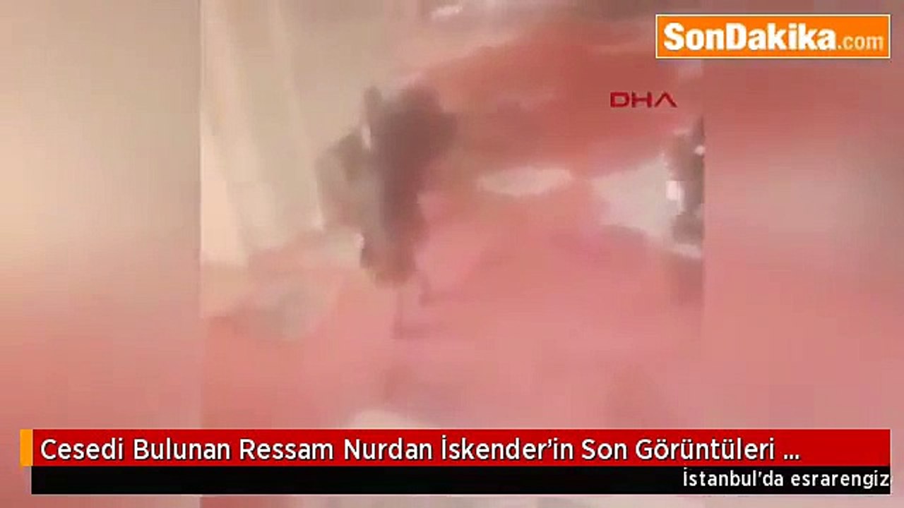 Cesedi Bulunan Ressam Nurdan İskender'in Son Görüntüleri Ortaya Çıktı