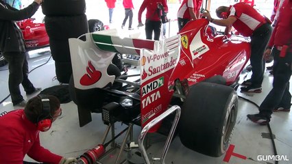 Ferrari F150 Formula 1 EPIC V8 SOUNDS!!