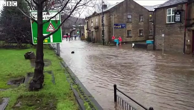 Flooding hits Lancashire and Yorkshire