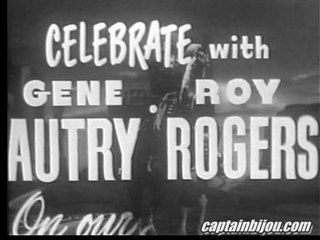 1950s ROY ROGERS GENE AUTRY NEW YEAR'S EVE SHOW