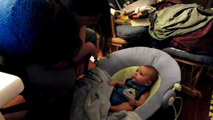 2 month old Baby says I love you