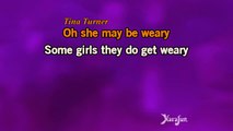 Karaoke Try A Little Tenderness (Live Wembley) - Tina Turner *