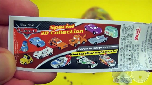 Disney Cars Surprise Eggs Learn Sizes Big Bigger Biggest! Opening Eggs with Toys and Candy