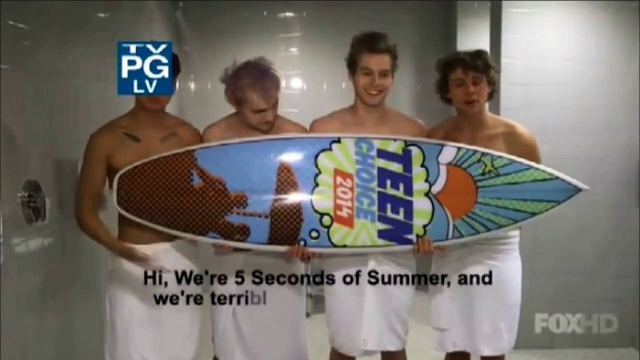 5 Seconds of Summer's provoque la polémique aux Teen Choice Awards 2014