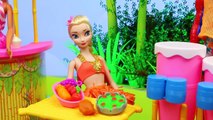 BARBIE Hawaiian Fun Playset with Frozen Elsa, Spiderman & Ariel Surprise Toys Blind Bags i