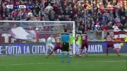 1-0 Pasquale Fazio Goal Italy  Serie B - 27.12.2015, Trapani Calcio 1-0 AS Bari