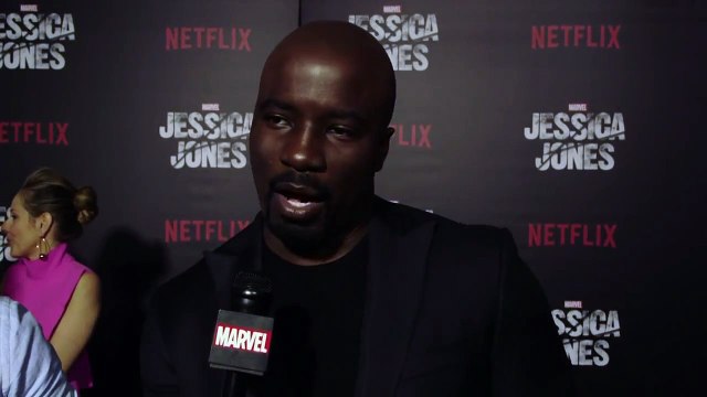 Mike Colter on Luke Cage - Marvels Jessica Jones Red Carpet