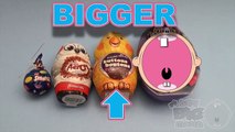 Learn Sizes with Surprise Eggs! Opening Surprise Eggs Filled with Chocolate!