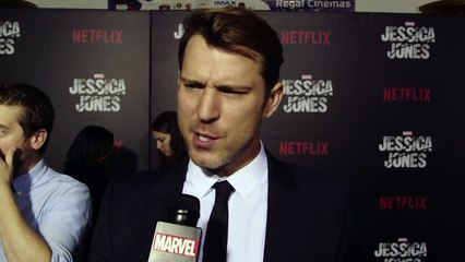 Will Traval on Will Simpson - Marvels Jessica Jones Red Carpet
