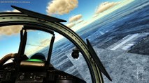 Landing without an engine, in cross-winds, HD