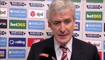 Stoke 2-0 Man Utd - Hughes Praises Stoke Dominance