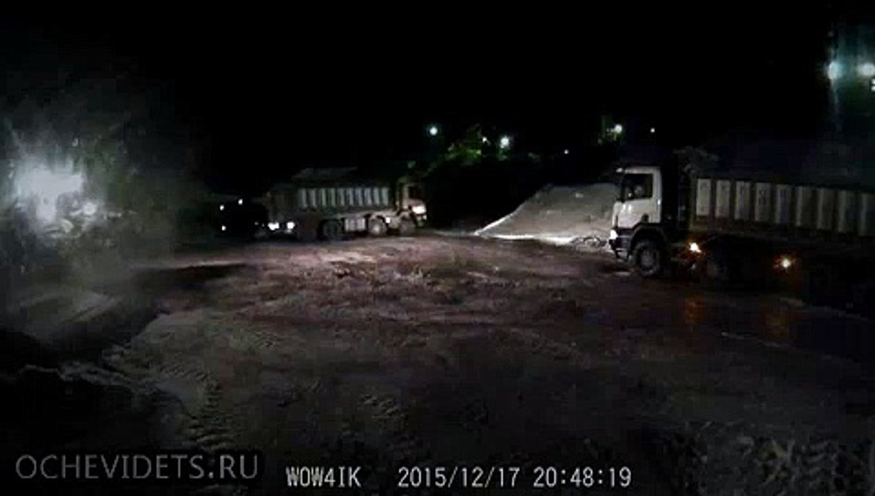Бульдозер понесло
