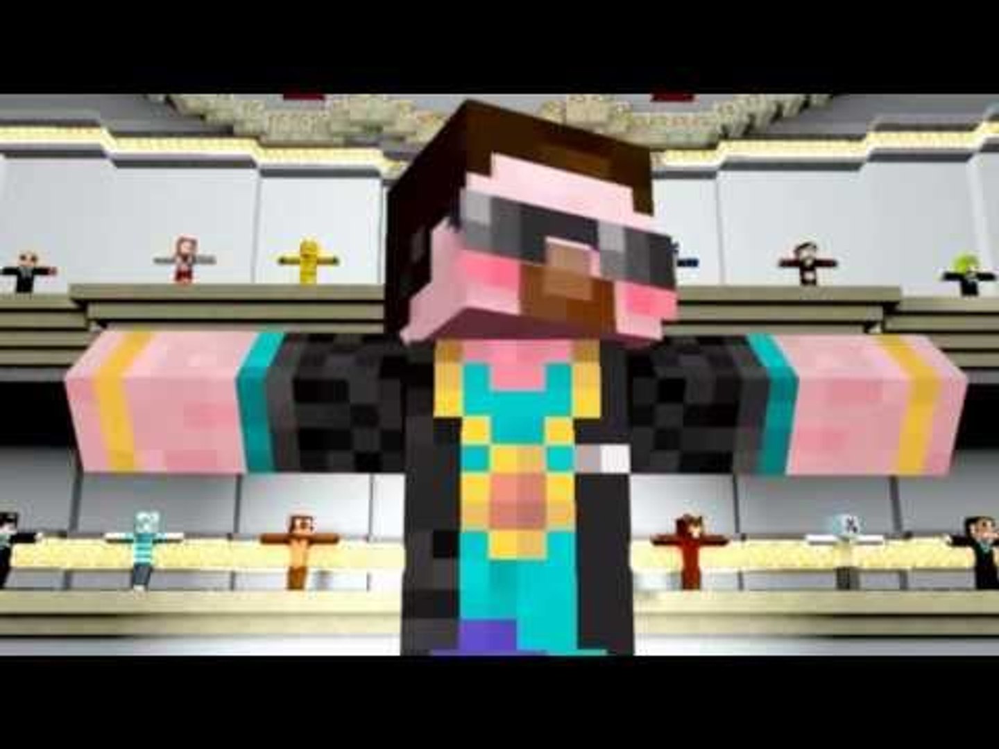 ⁣LET'S YOGO DANCE! :: THE MINECRAFT (2013 YouTube Music Awards)