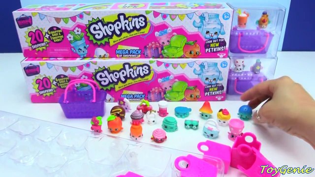 Shopkins Season 4 MEGA PACKS with 12 ULTRA RARE and 14 PETKINS Finds