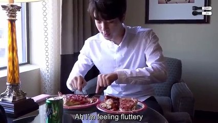 [ENG] 150830 Kim Seokjin Eating