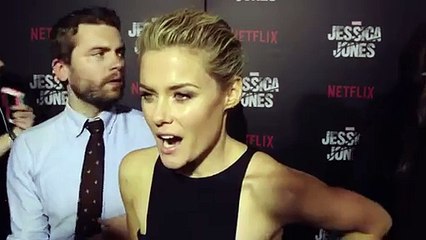 Rachael Taylor on Trish Walker - Marvels Jessica Jones Red Carpet