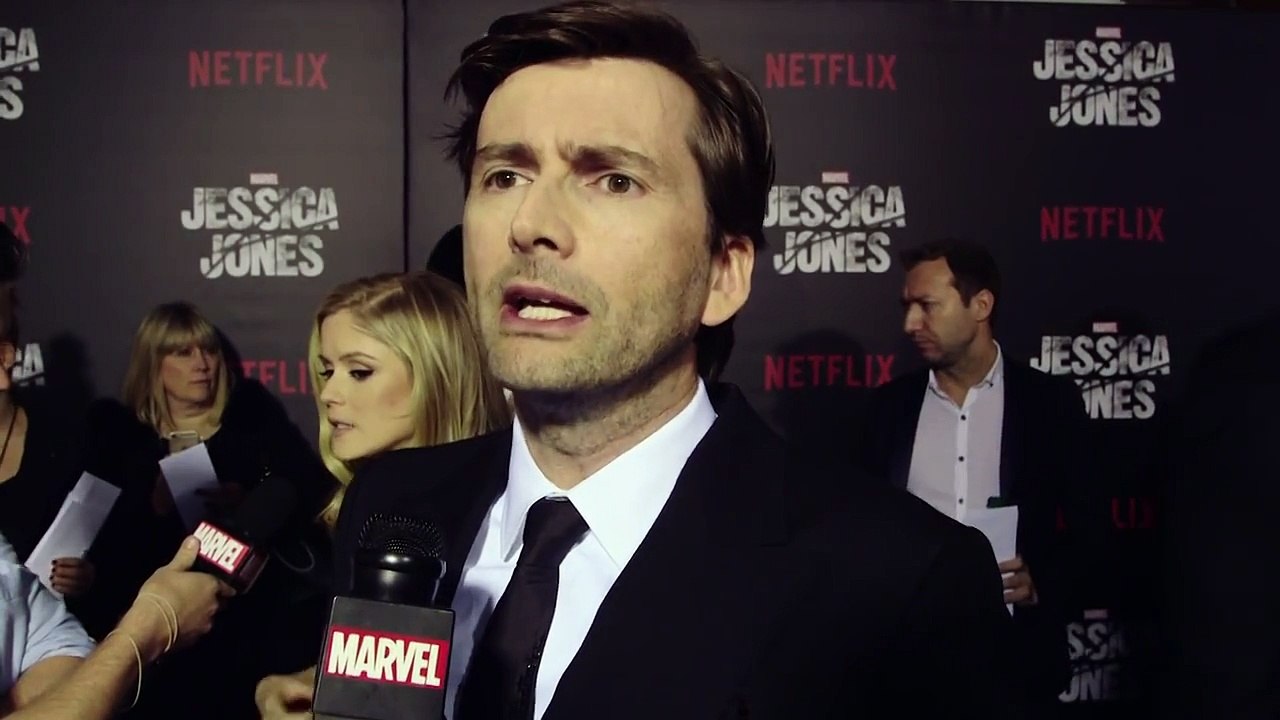 David Tennant on Kilgrave - Marvels Jessica Jones Red Carpet