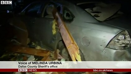 US storms  Tornado leaves trail of destruction in Texas