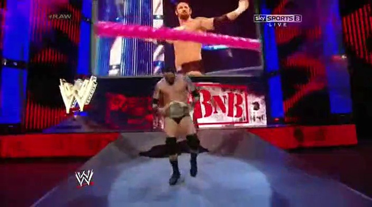 Cesaro and Bad News Barrett Vs. Rob Van Dam and Sheamus - Raw 06.02.14