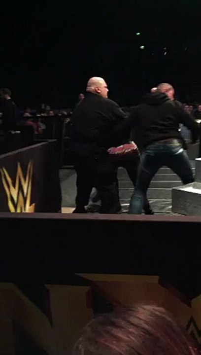 WWE- A Fan is ejected from NXT Live Show