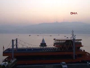 Sis boğaz trafiğini olumsuz etkiliyor