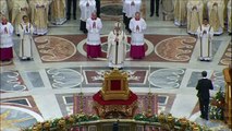 Pope celebrates midnight Christmas Eve mass at the Vatican