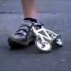 Funny cycle race.