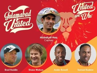 Islamabad United Squads  -- PSL 2016 --  Pakistan Super League