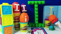 Learn The Letter I with ABC Surprise Eggs - Word and Name Starting with i Iron Man Iago