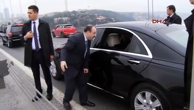 President Erdogan stops man from committing suicide off Bosporus Bridge