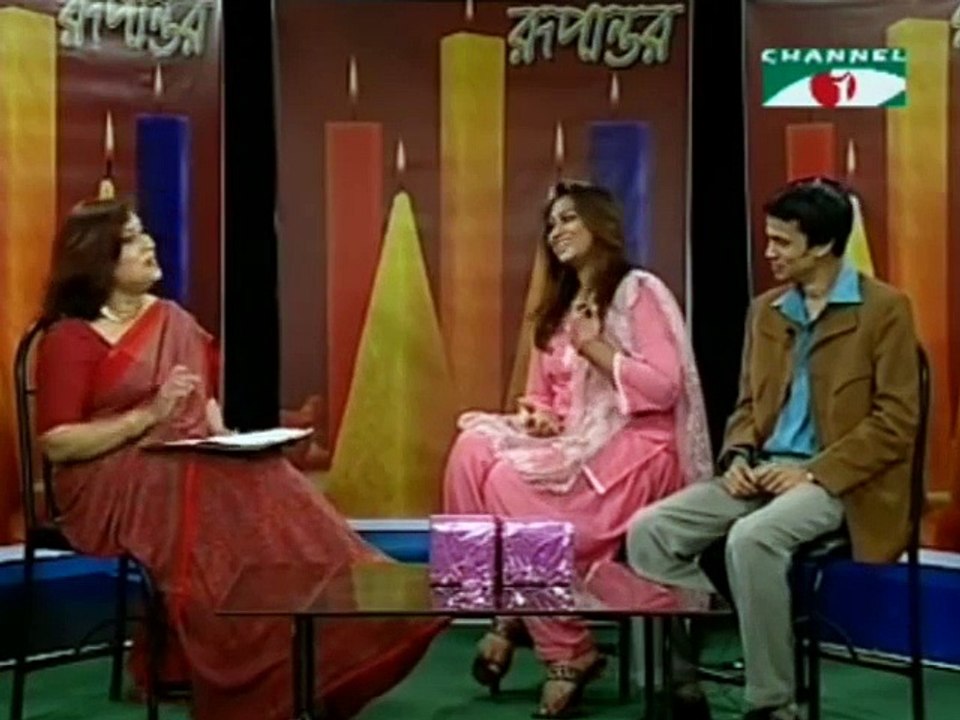 Film Actress Popy Celebrity Talk Show Adda Rupantar