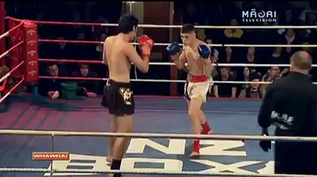 MMA fighters goes crazy after a violent KO and jumps off the ring