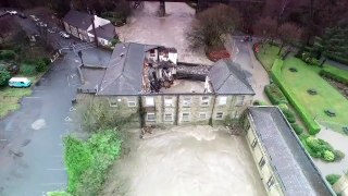 Drone Footage Shows Washed Away 200-Year-Old Pub
