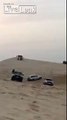 Saudi sand drifting accident