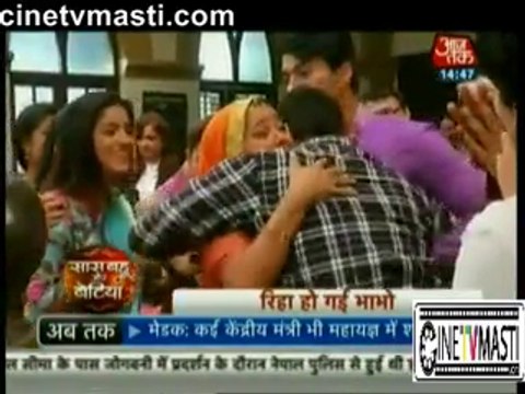 Diya Aur Baati Hum 27th December 2015 Sandhya Bindni Ne Karvaya Bhabho Ko Jail Se RIha