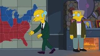 THE SIMPSONS | Mr. Burns Endorses Romney | ANIMATION on FOX