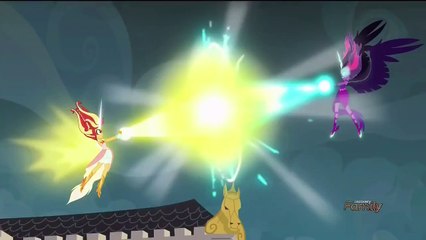 MLP Friendship Games - Sunset beats Twilight [CLIP]