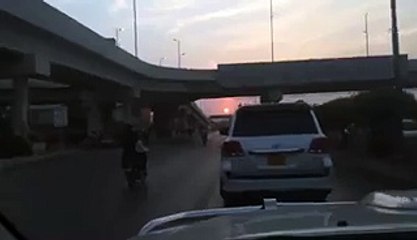 Imran Khan in Karach With VIP Protocol